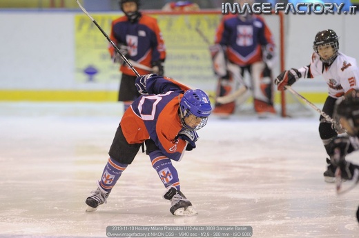 2013-11-10 Hockey Milano Rossoblu U12-Aosta 0869 Samuele Basile